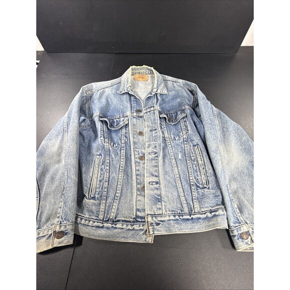 Vintage Levi's Trucker Denim Jean Jacket Size M/L Made in USA 70507-0218 - Picture 1 of 12